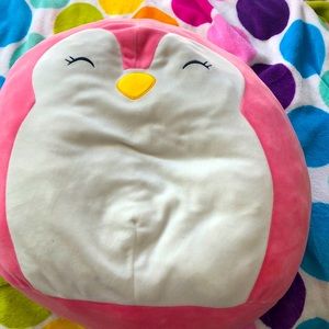 Pink penguin squish mellow!